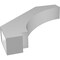 Ekena Millwork 6-in. W x 32-in. D x 32-in. H Imperial Architectural Grade PVC Knee Brace BRCP06X32X32IMP - alternate 5
